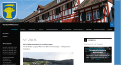Desktop Screenshot of huentwangen.ch